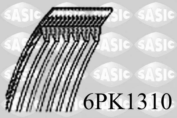 Sasic 6PK1310 - Ķīļrievu siksna autospares.lv