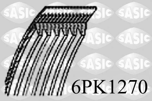 Sasic 6PK1270 - Ķīļrievu siksna www.autospares.lv