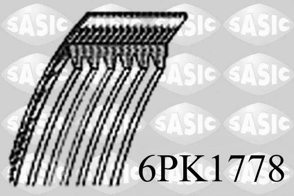 Sasic 6PK1778 - V-Ribbed Belt www.autospares.lv