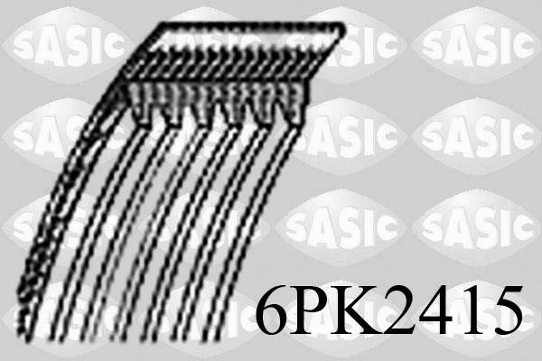 Sasic 6PK2415 - V-Ribbed Belt www.autospares.lv