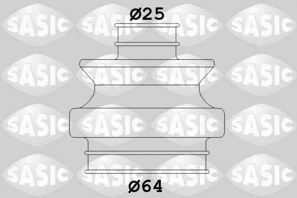 Sasic 1906141 - Putekļusargs, Piedziņas vārpsta www.autospares.lv