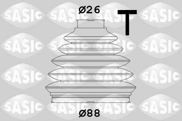 Sasic 1906119 - Putekļusargs, Piedziņas vārpsta autospares.lv