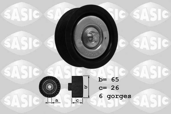 Sasic 1626080 - Pulley, v-ribbed belt www.autospares.lv