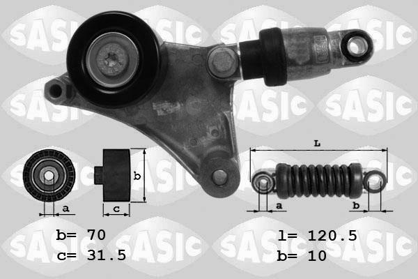 Sasic 1626165 - Натяжитель, поликлиновый ремень www.autospares.lv