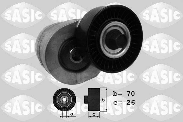 Sasic 1626100 - Belt Tensioner, v-ribbed belt www.autospares.lv