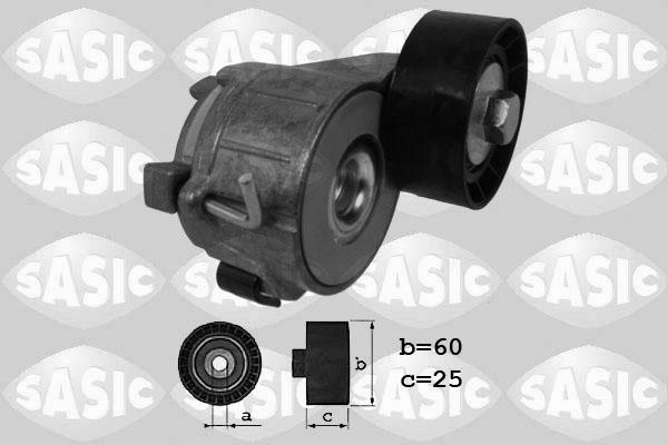 Sasic 1620017 - Belt Tensioner, v-ribbed belt www.autospares.lv