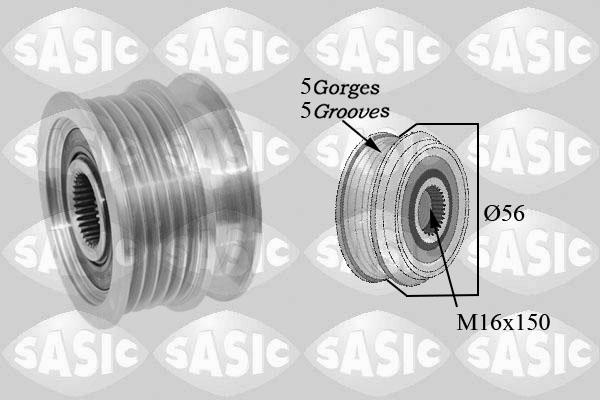 Sasic 1674006 - Piedziņas skriemelis, Ģenerators www.autospares.lv