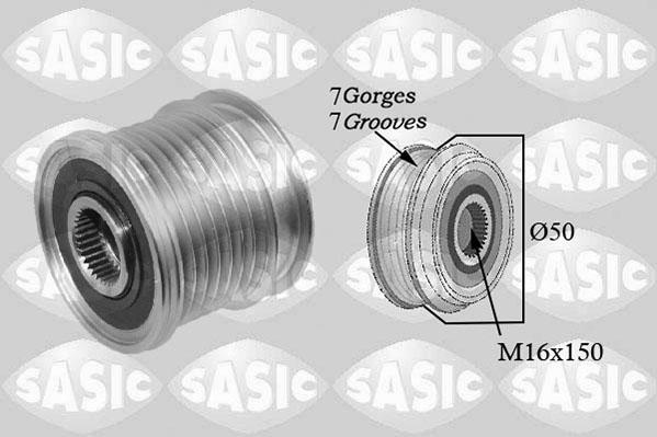 Sasic 1676019 - Piedziņas skriemelis, Ģenerators www.autospares.lv