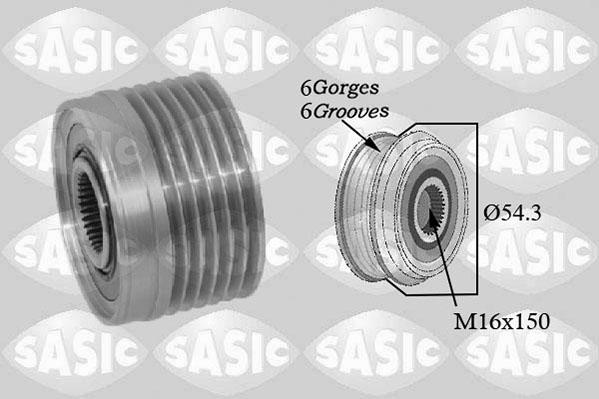 Sasic 1676031 - Шкив генератора, муфта www.autospares.lv