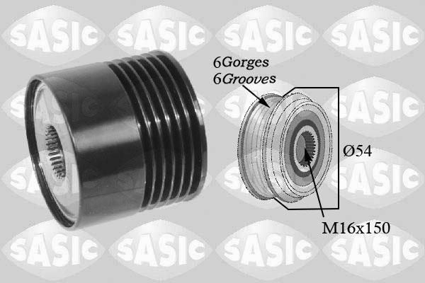 Sasic 1676032 - Pulley, alternator, freewheel clutch www.autospares.lv