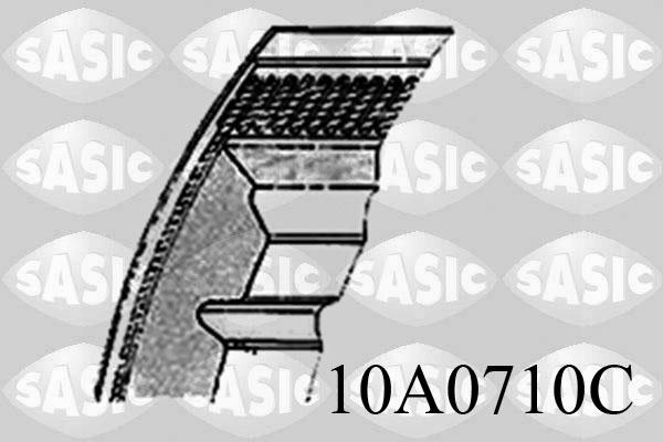 Sasic 10A0710C - Ķīļrievu siksna www.autospares.lv