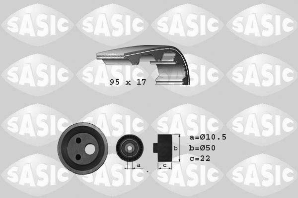 Sasic 1754005 - Комплект зубчатого ремня ГРМ www.autospares.lv