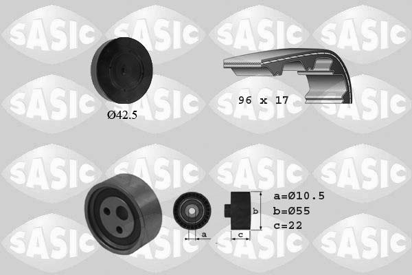 Sasic 1754003 - Zobsiksnas komplekts www.autospares.lv