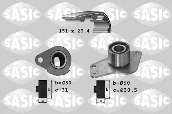 Sasic 1754015 - Zobsiksnas komplekts www.autospares.lv