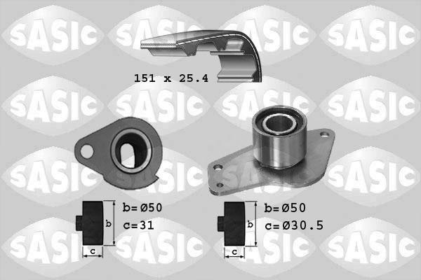 Sasic 1754013 - Zobsiksnas komplekts www.autospares.lv