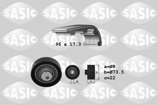 Sasic 1754022 - Timing Belt Set www.autospares.lv