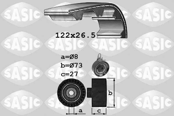 Sasic 1756041 - Zobsiksnas komplekts autospares.lv