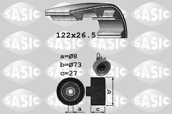 Sasic 1756042 - Zobsiksnas komplekts www.autospares.lv