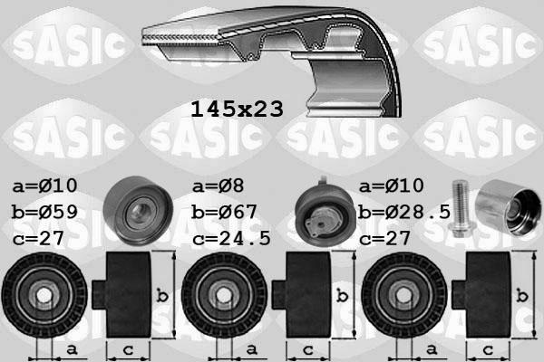 Sasic 1756058 - Timing Belt Set www.autospares.lv