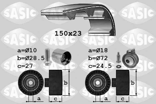 Sasic 1756052 - Timing Belt Set www.autospares.lv