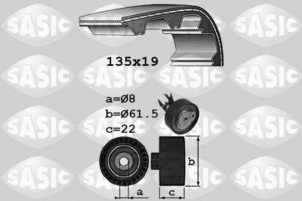 Sasic 1756057 - Zobsiksnas komplekts autospares.lv