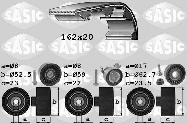 Sasic 1756064 - Zobsiksnas komplekts www.autospares.lv