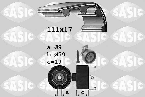 Sasic 1756061 - Zobsiksnas komplekts www.autospares.lv