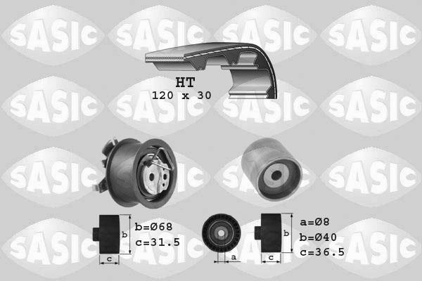 Sasic 1756003 - Комплект зубчатого ремня ГРМ www.autospares.lv