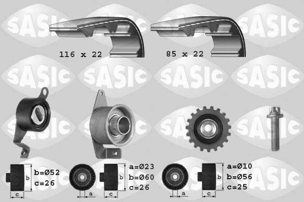 Sasic 1756011 - Timing Belt Set www.autospares.lv