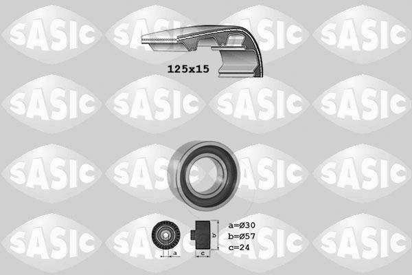 Sasic 1756018 - Комплект зубчатого ремня ГРМ www.autospares.lv