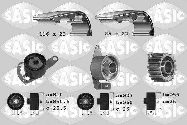 Sasic 1756012 - Timing Belt Set www.autospares.lv