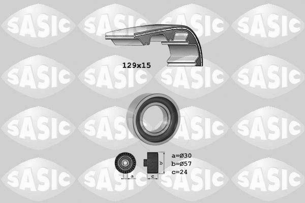 Sasic 1756017 - Комплект зубчатого ремня ГРМ www.autospares.lv