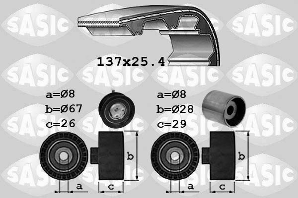 Sasic 1756038 - Zobsiksnas komplekts www.autospares.lv