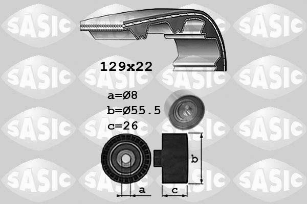 Sasic 1756033 - Timing Belt Set www.autospares.lv