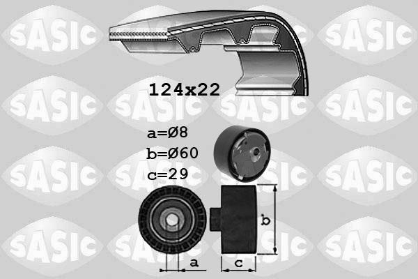 Sasic 1756029 - Timing Belt Set www.autospares.lv