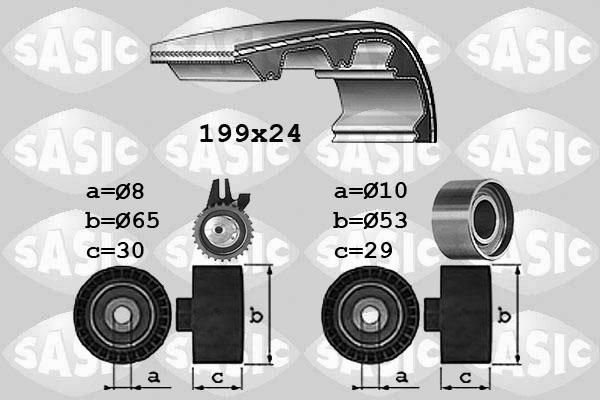 Sasic 1756028 - Zobsiksnas komplekts autospares.lv