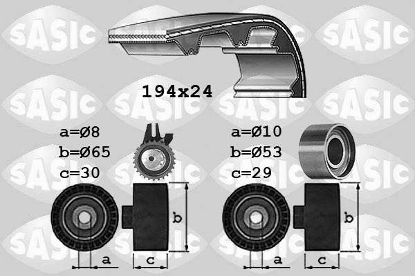 Sasic 1756027 - Zobsiksnas komplekts autospares.lv