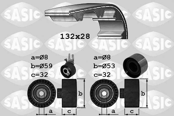 Sasic 1756078 - Zobsiksnas komplekts www.autospares.lv