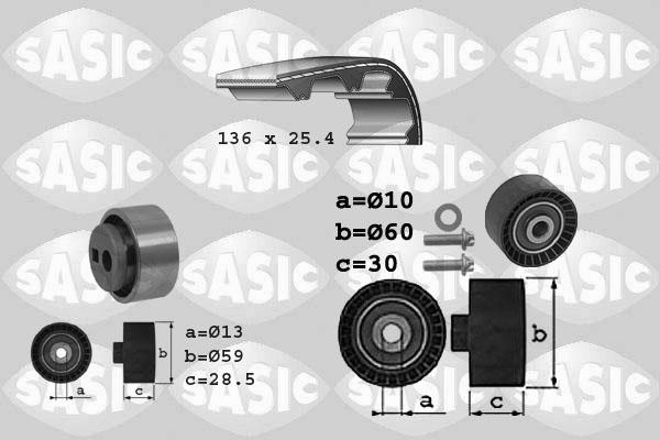 Sasic 1750005 - Zobsiksnas komplekts autospares.lv