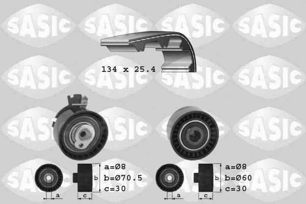 Sasic 1750006 - Zobsiksnas komplekts autospares.lv