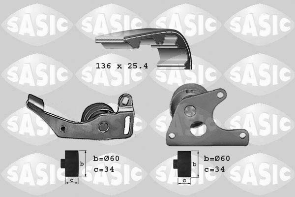 Sasic 1750001 - Zobsiksnas komplekts autospares.lv