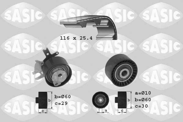 Sasic 1750014 - Zobsiksnas komplekts autospares.lv