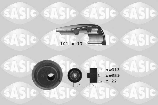 Sasic 1750016 - Комплект зубчатого ремня ГРМ www.autospares.lv