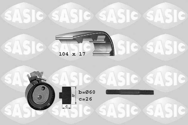 Sasic 1750018 - Zobsiksnas komplekts www.autospares.lv