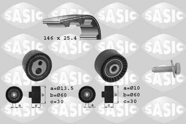 Sasic 1750013 - Zobsiksnas komplekts autospares.lv