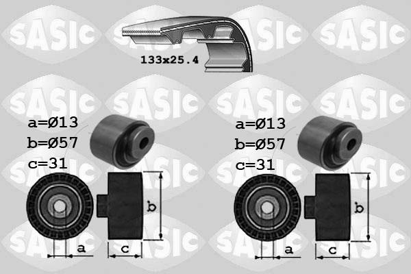 Sasic 1750031 - Zobsiksnas komplekts www.autospares.lv