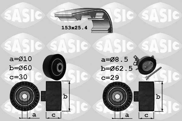 Sasic 1750029 - Zobsiksnas komplekts autospares.lv