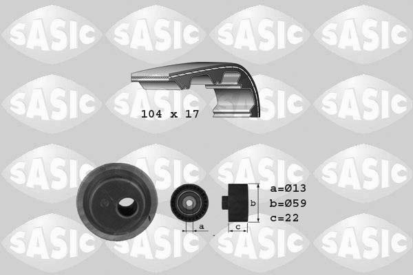 Sasic 1750022 - Zobsiksnas komplekts www.autospares.lv