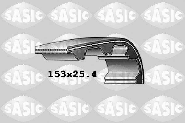 Sasic 1766015 - Зубчатый ремень ГРМ www.autospares.lv