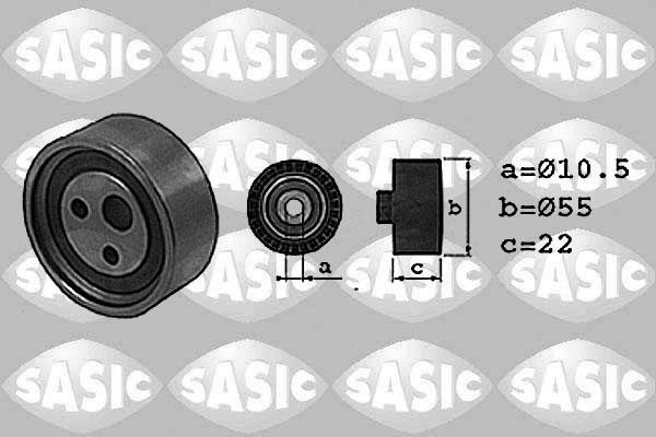 Sasic 1704001 - Spriegotājrullītis, Gāzu sadales mehānisma piedziņas siksna www.autospares.lv